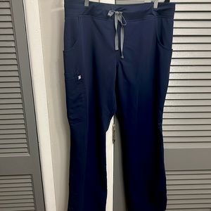 Figs kade cargo scrub pants • navy • size LT
